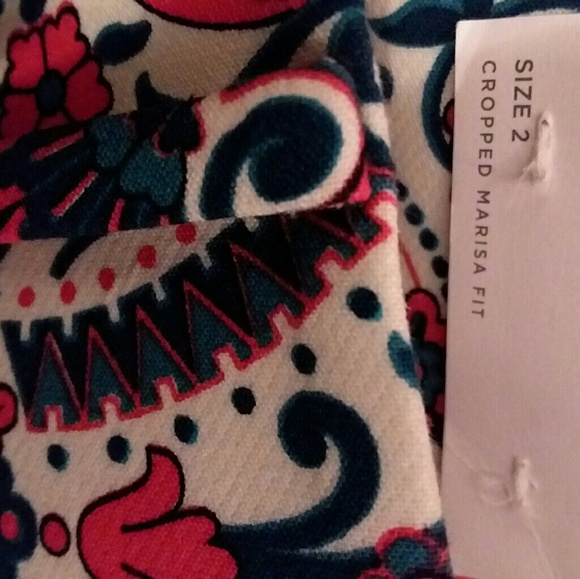 ANN TAYLOR LOFT, PINK MARISA CAPRIS - Picture 5 of 7